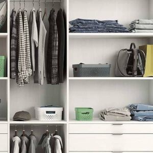 Curver Koszyk do Przechowywania Organizer Szafy Szary 4,5l CURVER uniwersalny 3