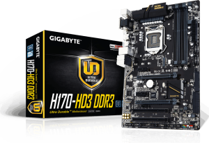 Płyta główna Gigabyte Gigabyte GA-H170-HD3 DDR3, H170, DualDDR3, SATAe, HDMI, DVI, D-Sub, ATX (GA-H170-HD3 DDR3) 1