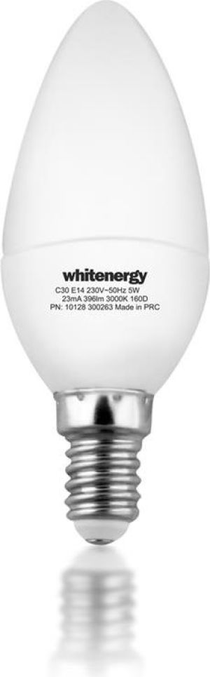 Whitenergy Żarówka LED E14, 5W, 396lm, 3000K, biała ciepła (10128) 3