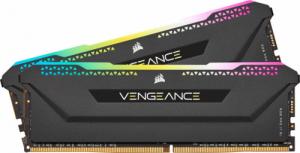Pamięć Corsair Vengeance RGB PRO SL, DDR4, 16 GB, 3200MHz, CL16 (CMH16GX4M2E3200C16) 3