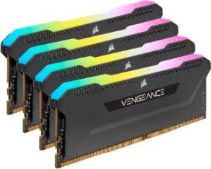 Pamięć Corsair Vengeance RGB PRO SL, DDR4, 32 GB, 3200MHz, CL16 (CMH32GX4M4E3200C16) 3