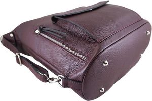 Barberinis Torebka - plecak skórzany Barberini's - Granatowa uniwersalny 6