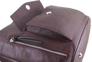 Barberinis Torebka - plecak skórzany Barberini's - Granatowa uniwersalny 7