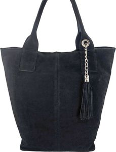 Barberinis Shopper bag - torebka damska zamszowa - Czarna uniwersalny 1