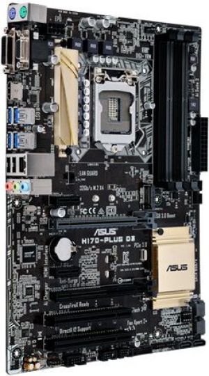 Płyta główna Asus H170-Plus D3, H170, DDR3, SATA3, USB3.0, ATX (90MB0LW0-M0EAY0) 5