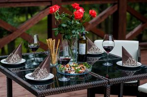 Bello Giardino Technorattanowe meble stołowe CRISTALLO - brązowy 8