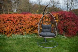 Bello Giardino Fotel Wiszący Z Brązowego Technorattanu Piatto 5