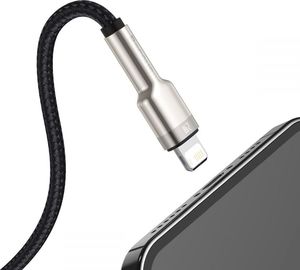 Kabel USB Baseus USB-A - Lightning 1 m Czarny (CALJK-A01) 4