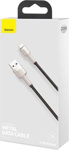 Kabel USB Baseus USB-A - Lightning 2 m Czarny (CALJK-B01) 4