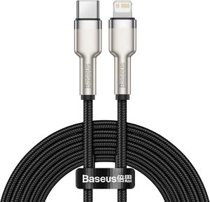 Kabel USB Baseus USB-C - Lightning 1 m Czarny (CATLJK-A01) 1
