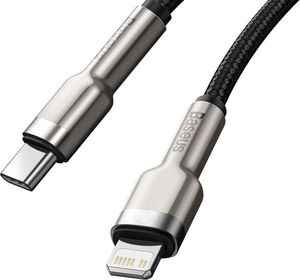 Kabel USB Baseus USB-C - Lightning 1 m Czarny (CATLJK-A01) 3