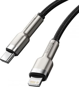 Kabel USB Baseus USB-C - Lightning 0.25 m Czarny (CATLJK-01) 4