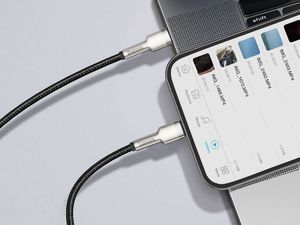 Kabel USB Baseus USB-C - Lightning 2 m Czarny (CATLJK-B01) 5