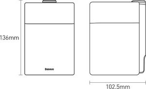 Nawilżacz powietrza Baseus DHSG-B02 Biały 23