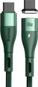 Kabel USB Baseus USB-C - USB-C 1.5 m Zielony (CATXC-Q06) 2