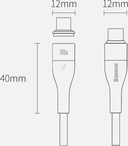 Kabel USB Baseus USB-C - USB-C 1.5 m Zielony (CATXC-Q06) 24
