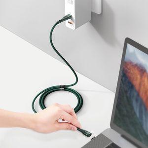 Kabel USB Baseus USB-C - USB-C 1.5 m Zielony (CATXC-Q06) 7