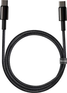 Kabel USB Baseus USB-C - USB-C 1 m Czarny (CATWJ-01) 2