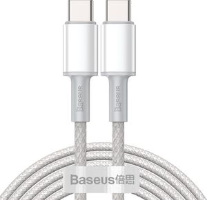 Kabel USB Baseus USB-C - USB-C 2 m Biały (CATGD-A02) 1