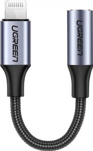 Adapter USB Ugreen US211 Lightning - Jack 3.5mm Czarny  (30756) 1