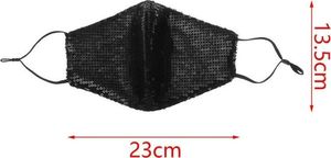 Zbrojownia Maska Ochronna z Cekinami Filtr FFP2 N95 PM2.5 Fioletowa + 10 filtrów 6