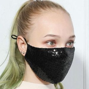 Zbrojownia Maska Ochronna z Cekinami Filtr FFP2 N95 PM2.5 Niebieska + 10 filtrów 7