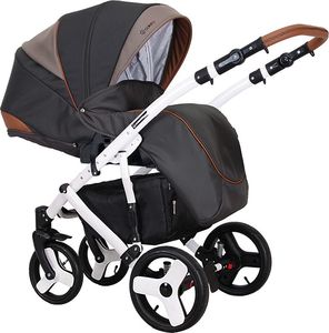 Wózek Coletto Wózek Dziecięcy Głęboko Spacerowy Coletto Florino Classic F03 Czarny 2