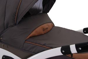 Wózek Coletto Wózek Dziecięcy Głęboko Spacerowy Coletto Florino Classic F03 Czarny 4