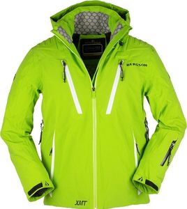 Kurtka narciarska męska Bergson Kurtka Narciarska Męska Freeride STX lime li1 2021 2
