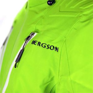Kurtka narciarska męska Bergson Kurtka Narciarska Męska Freeride STX lime li1 2021 5