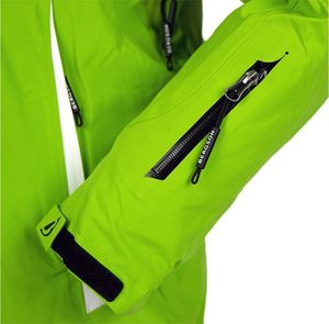 Kurtka narciarska męska Bergson Kurtka Narciarska Męska Freeride STX lime li1 2021 8