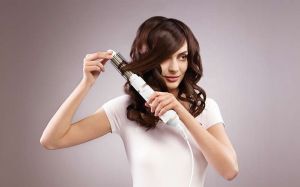 Szczotka prostująca Philips Suszarko-lokówka do włosów Philips HP8663/00 (800W; kolor biały) 10