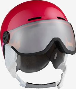 Salomon Kask z przyłbicą szybą SALOMON GROM VISOR Glossy Pink 2021 1