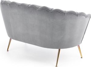 Halmar Sofa AMORINITO XL szara muszla na złotych lub czarnych nogach HALMAR 5