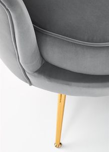 Halmar Sofa AMORINITO XL szara muszla na złotych lub czarnych nogach HALMAR 7