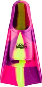 Aqua-Speed Płetwy treningowe, silikonowe, krótkie fioletowo-różowe Aqua-Speed Rozmiar 31-32 3