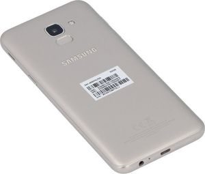 Smartfon Samsung Galaxy J6 3/32GB Dual SIM Złoty Powystawowy 6
