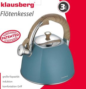 Klausberg CZAJNIK Z GWIZDKIEM KLAUSBERG 3L KB-7499 2