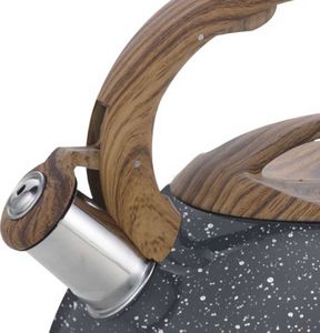 KRISBERG CZAJNIK Z GWIZDKIEM 3L KRISBERG 7579 GRANIT WOOD 3