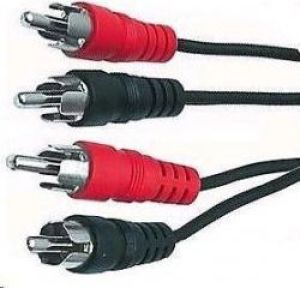 Kabel PremiumCord RCA (Cinch) x2 - RCA (Cinch) x2 10m czarny (kjackcmm2-10) 1