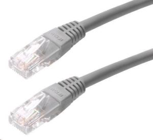 Lynx CS Patchcord, Cat6, UTP, 0.5m, szary (PK-UTP6-005-GR) 1