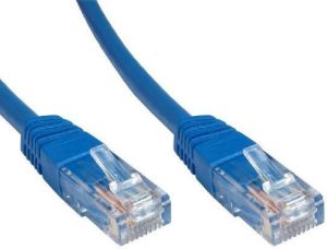 Lynx CS Patchcord, Cat6, UTP, 1m, niebieski (PK-UTP6-010-BLU) 1