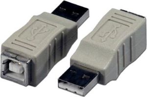 Adapter USB PremiumCord USB - USB-B Szary  (kur-3) 1