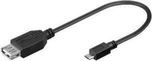 Adapter USB PremiumCord microUSB - USB Czarny  (kur-14) 1