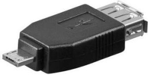 Adapter USB PremiumCord microUSB - USB Czarny  (kur-12) 1