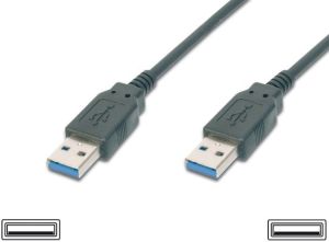 Kabel USB PremiumCord USB-A - USB-A 2 m Czarny (ku3aa2bk) 1