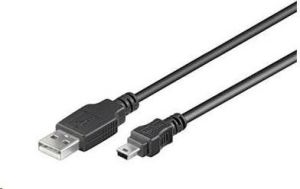 Kabel USB PremiumCord USB-A - miniUSB 5 m Czarny (ku2m5a) 1