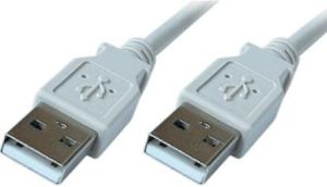 Kabel USB PremiumCord USB-A - USB-A 2 m Szary (ku2aa2) 1