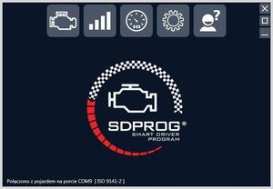 SDPROG Euroscan ELM327 OBD2 OBDII USB + program SDPROG PL 8