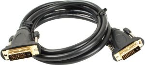Kabel PremiumCord DVI-D - DVI-D 5m czarny (kpdvi2-5) 1